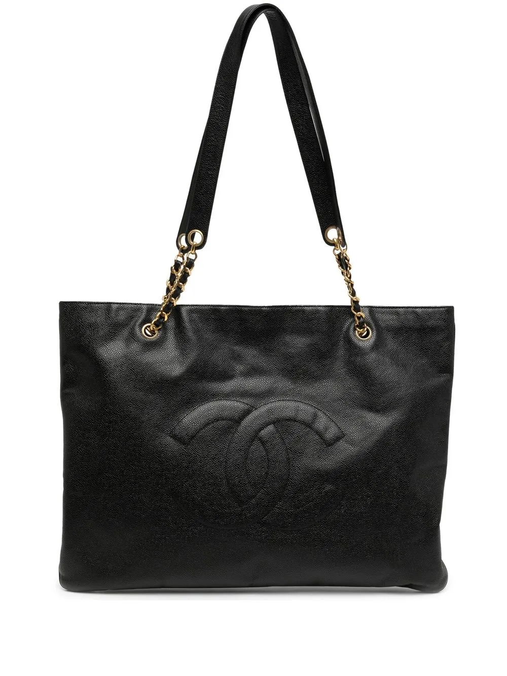 

Chanel Pre-Owned bolsa de hombro Jumbo CC 1995 - Negro