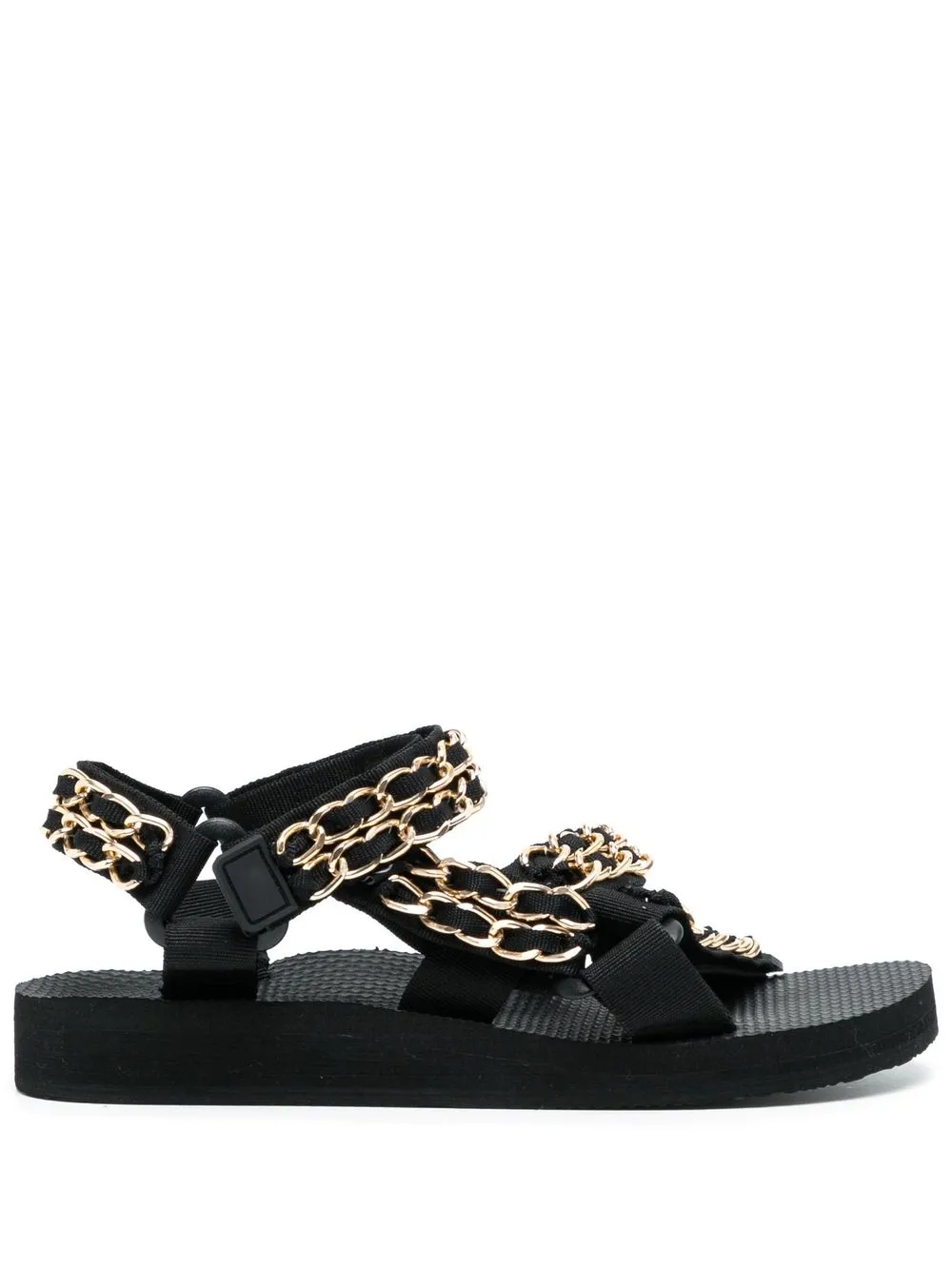 

Arizona Love Trekky chain-embellished sandals - Black