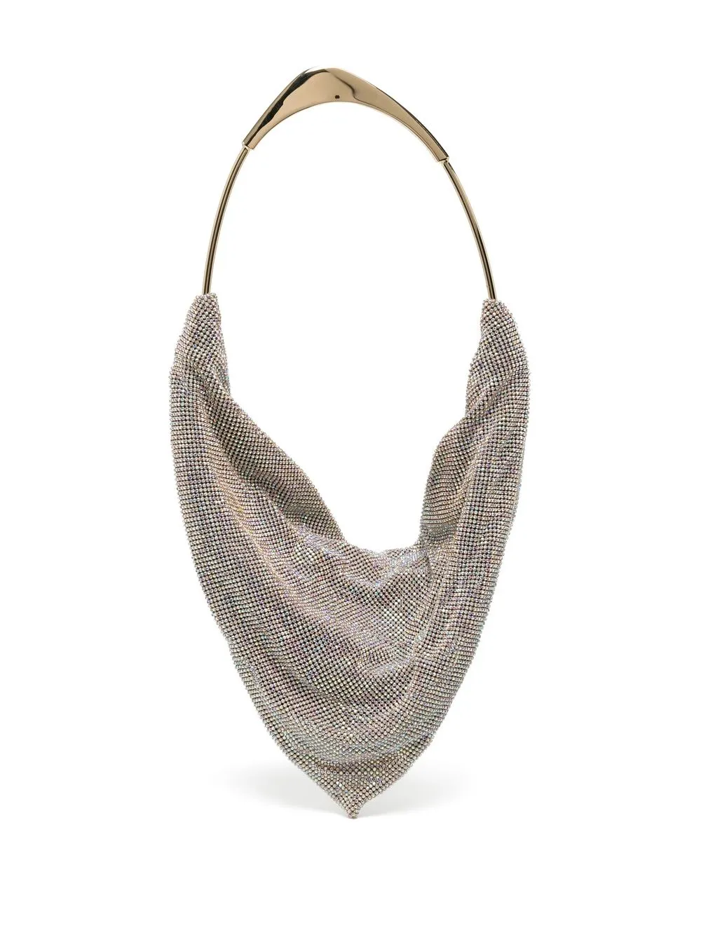 

Benedetta Bruzziches crystal metallic shoulder bag - Gold