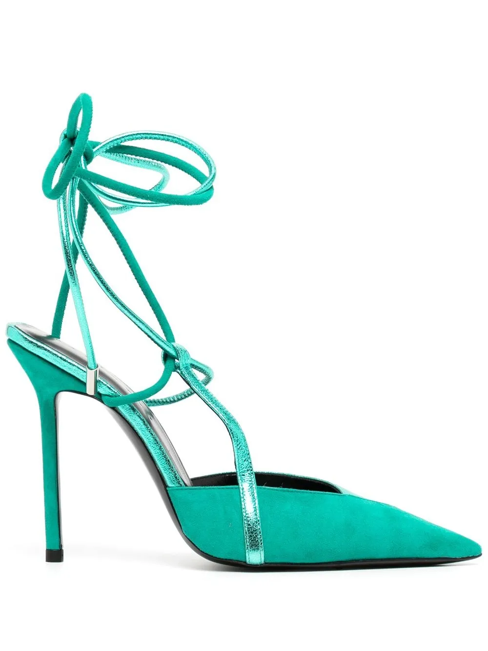 

Cesare Paciotti anklet pointed-toe pumps - Green