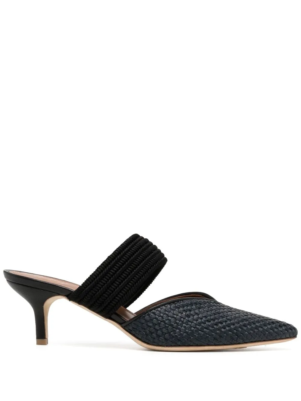 

Malone Souliers Maise 40mm woven mules - Black