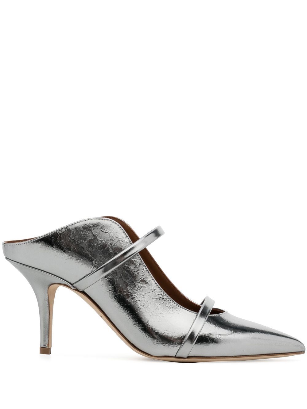 

Malone Souliers Maureen 70 60mm mules - Silver