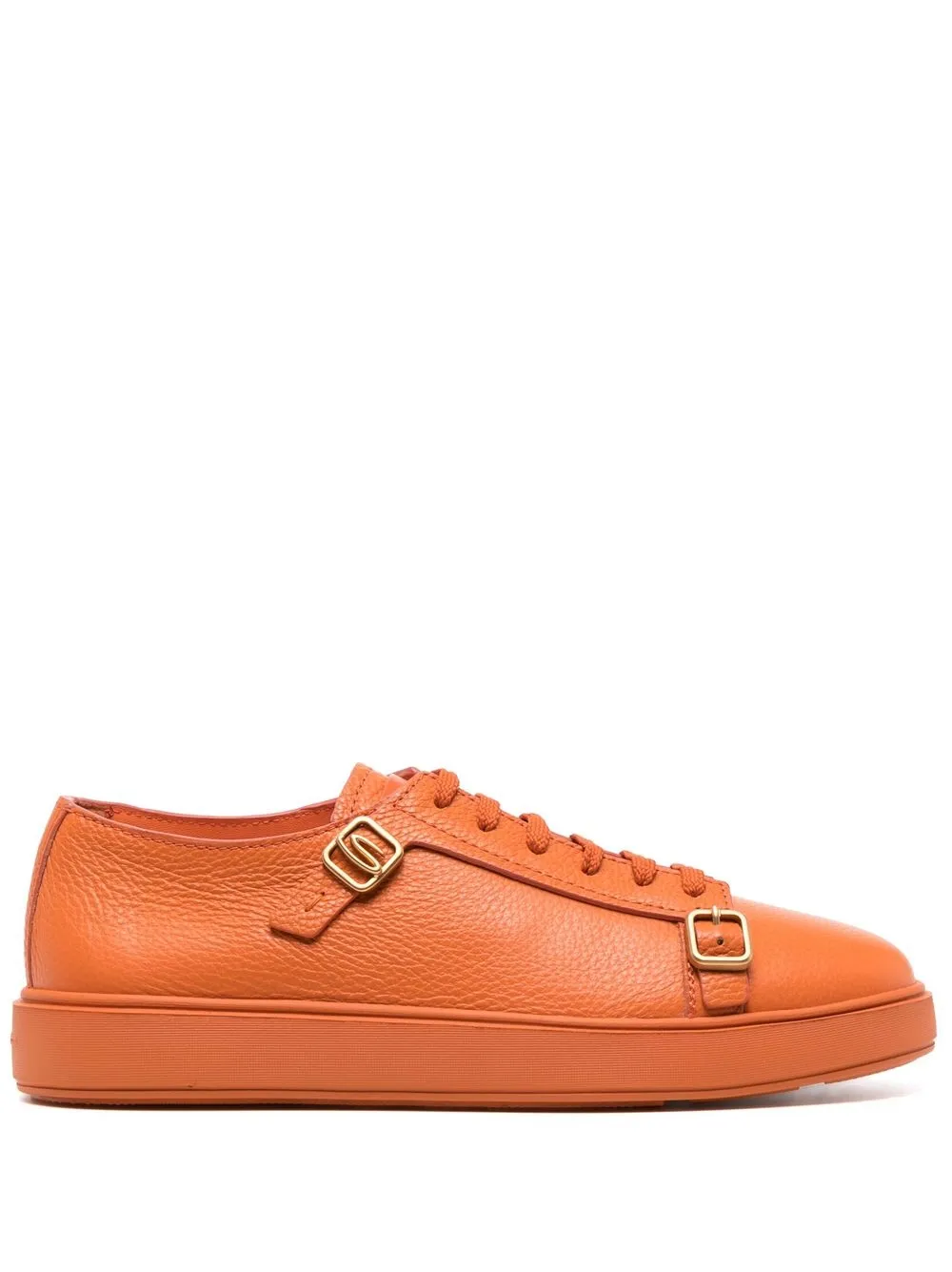 

Santoni side buckle-detail low-top sneakers - Orange