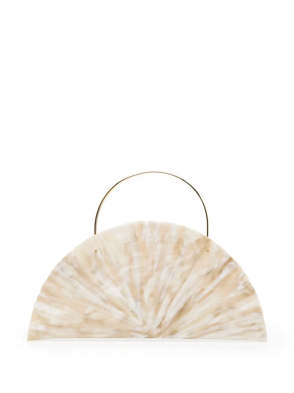 

Vanina Le Soleil Couchant clutch bag - Neutrals