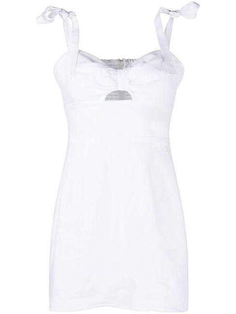 Reformation linen Pearson mini dress