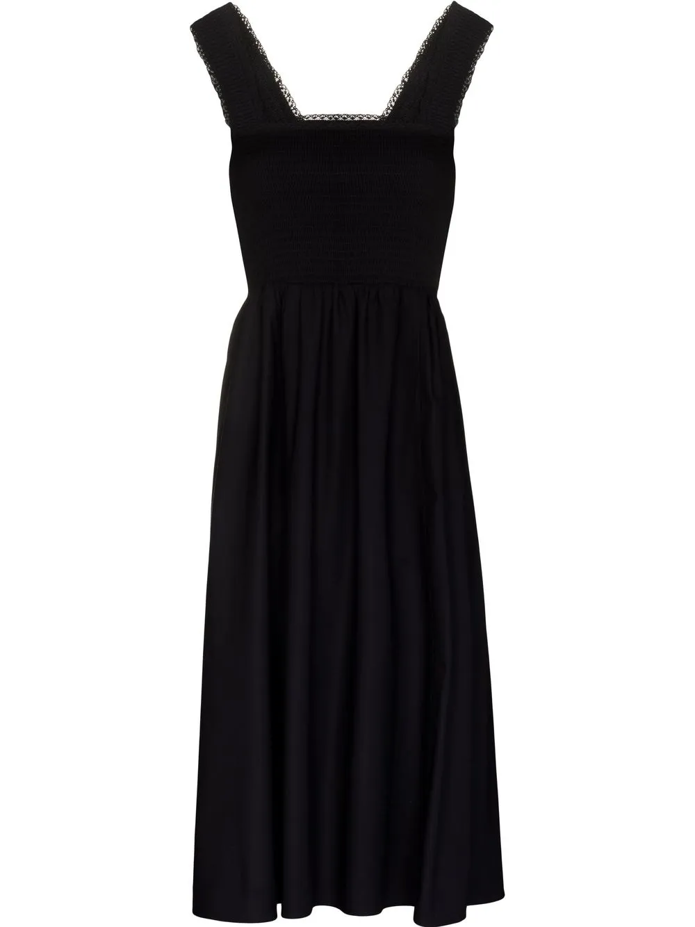 

Reformation vestido midi Villa - Negro