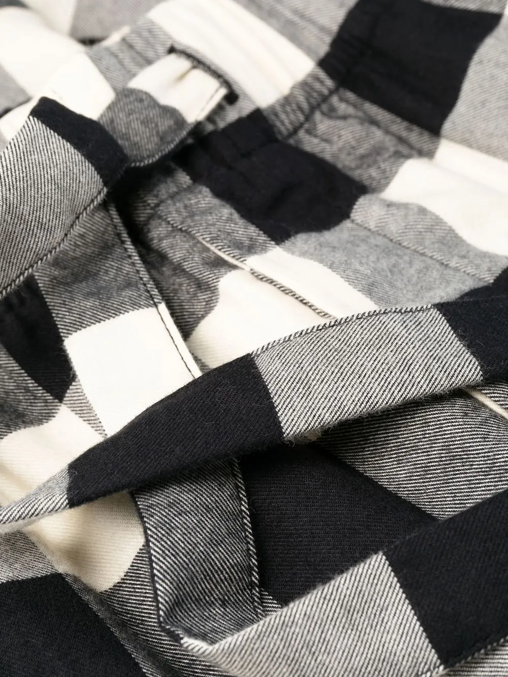 TEKLA Flannel Gingham Check Pajama Pants Farfetch