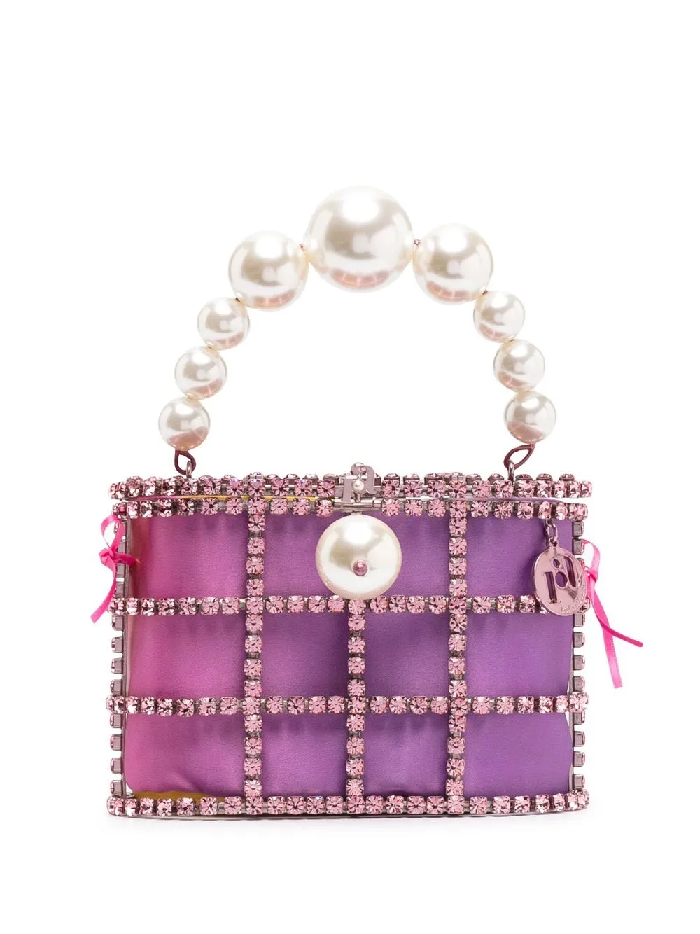 Rosantica Pink Holli Crystal Mini Bag