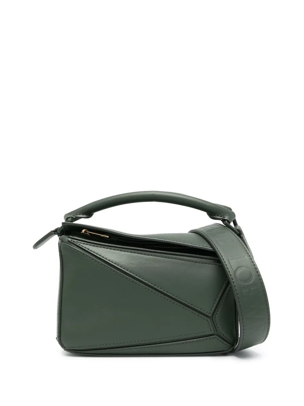 

LOEWE mini Puzzle leather bag - Green