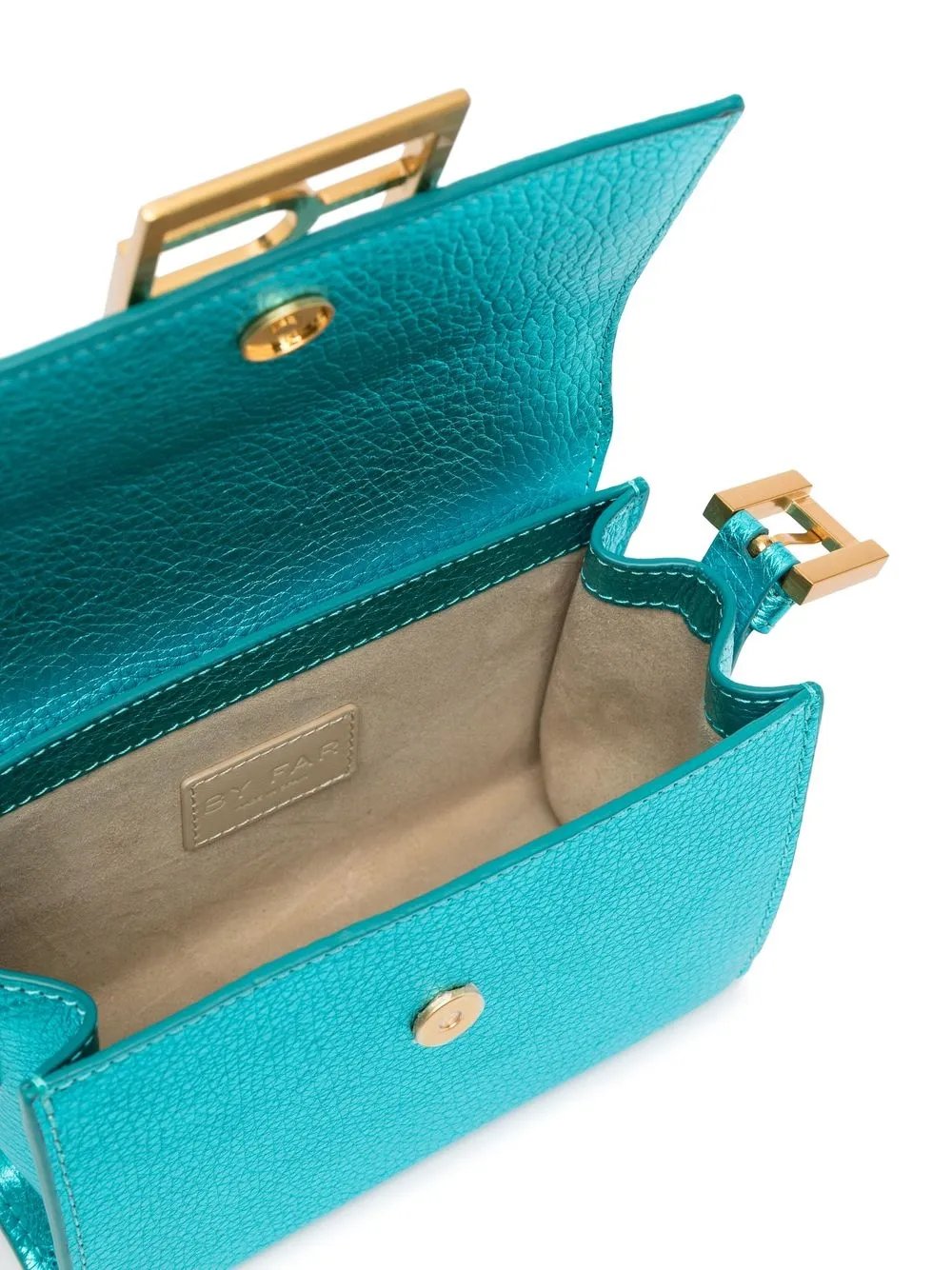 BY FAR Fran Leather Mini Bag Farfetch