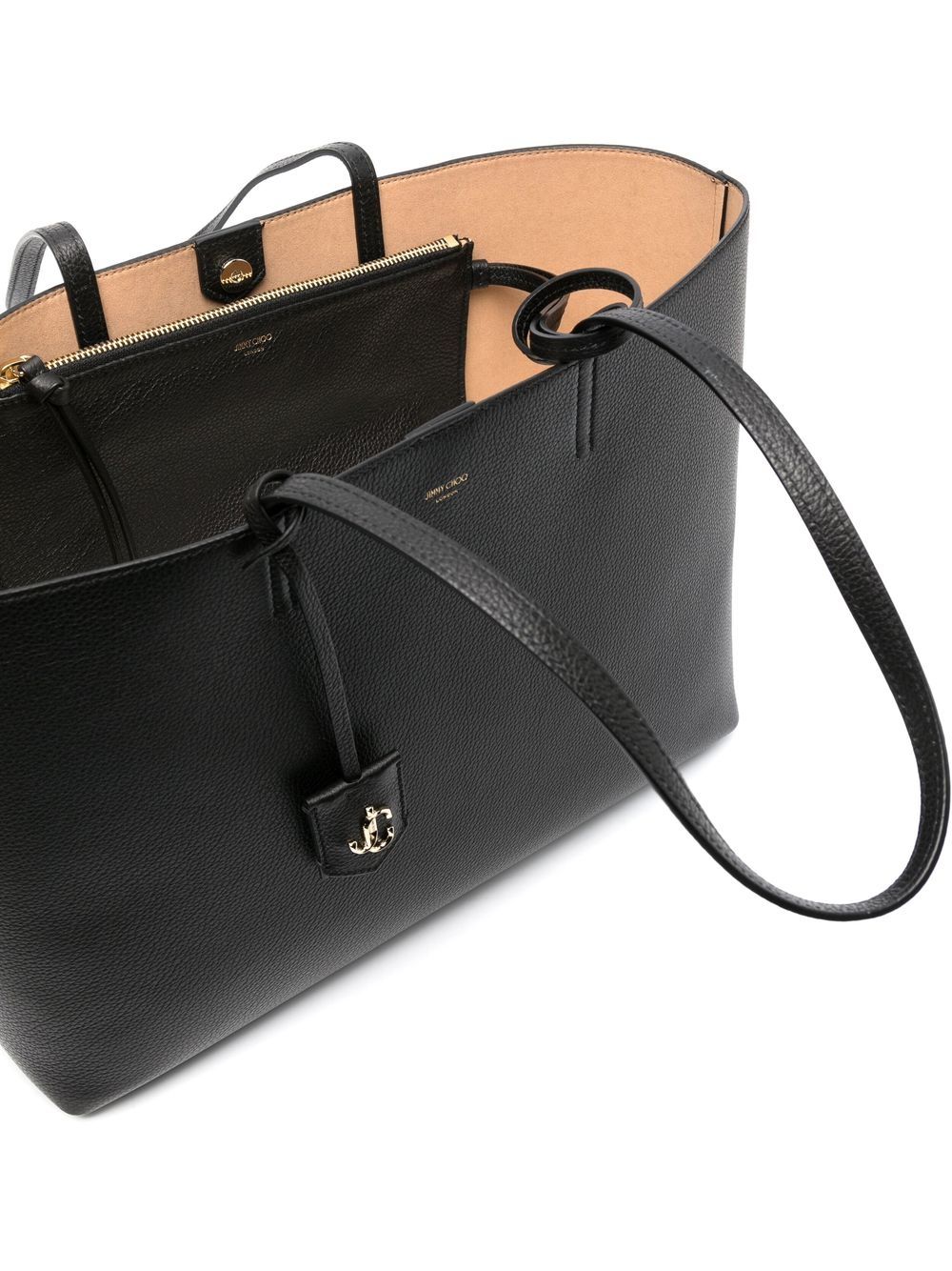 Chloé Black x Grey Leather 2way Tote 1ch1020 – Bagriculture