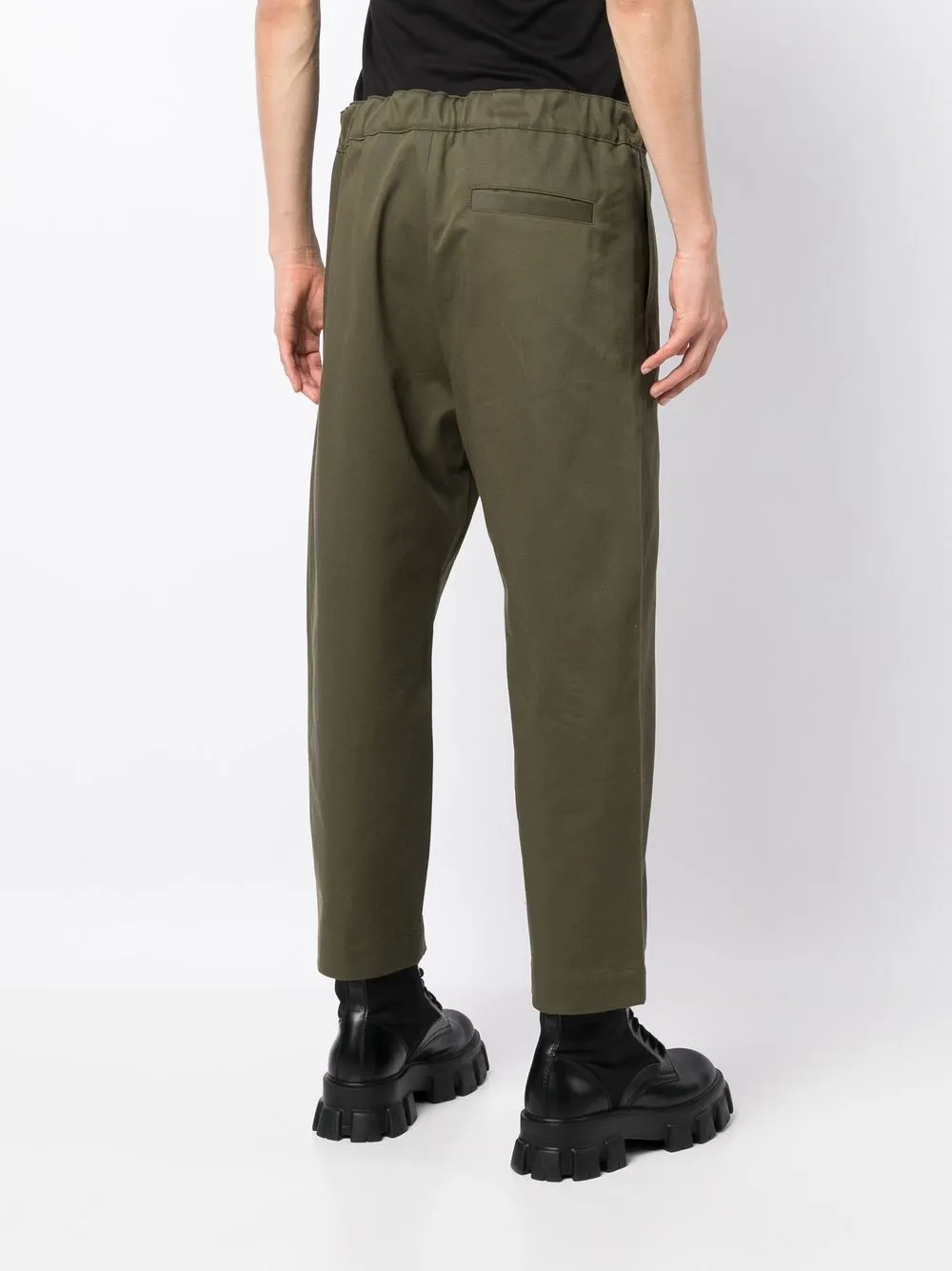 OAMC Regs Belted Cropped Trousers - Farfetch