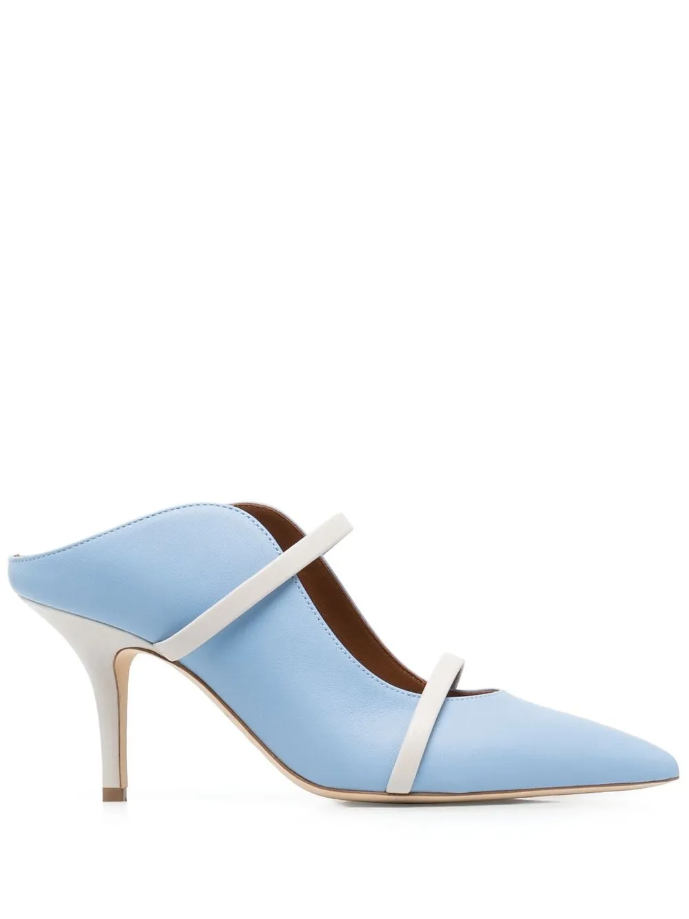 

Malone Souliers mules Maureen con tacón de 100mm - Azul