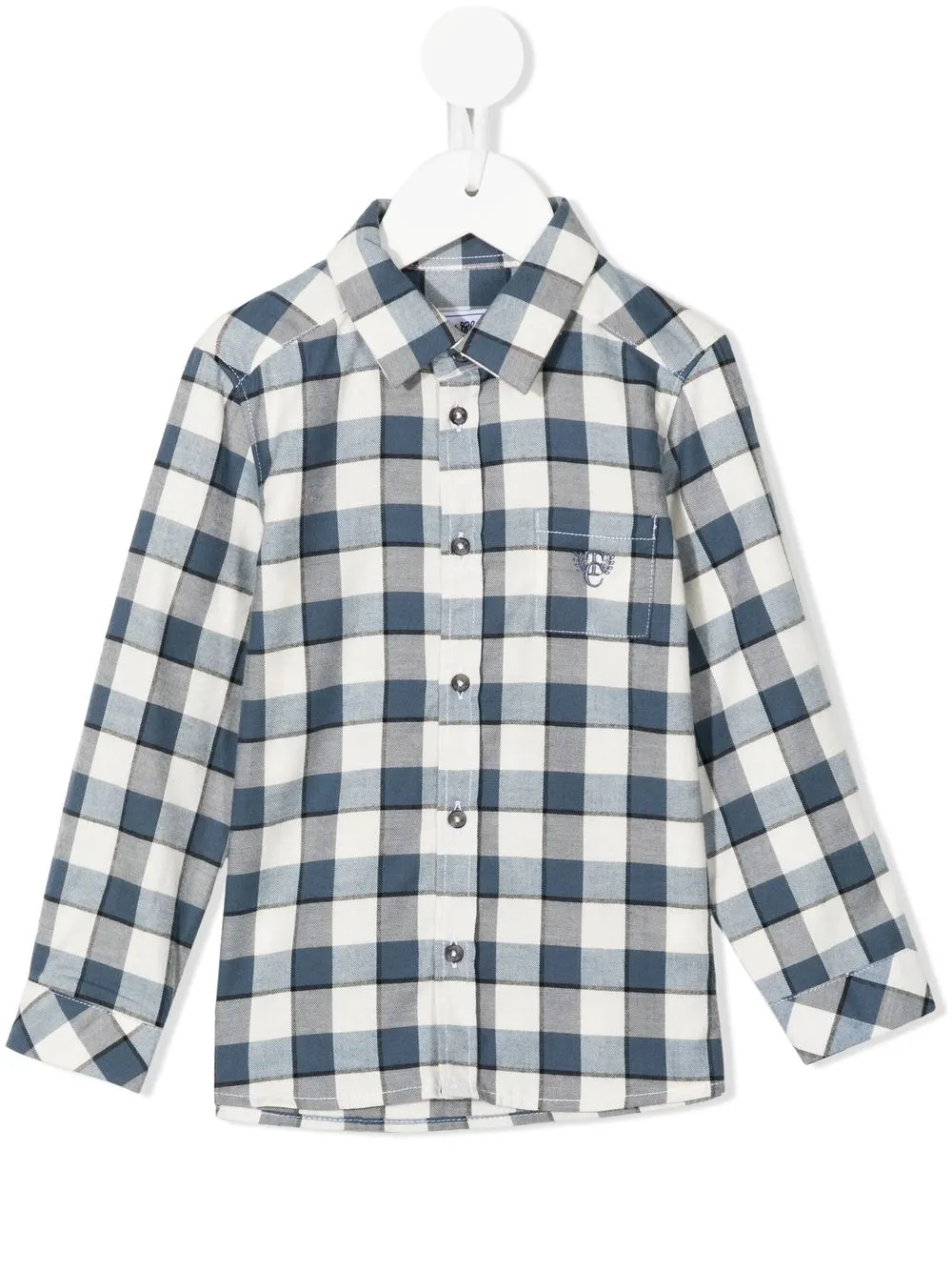 

Tartine Et Chocolat check-print long-sleeve shirt - Blue