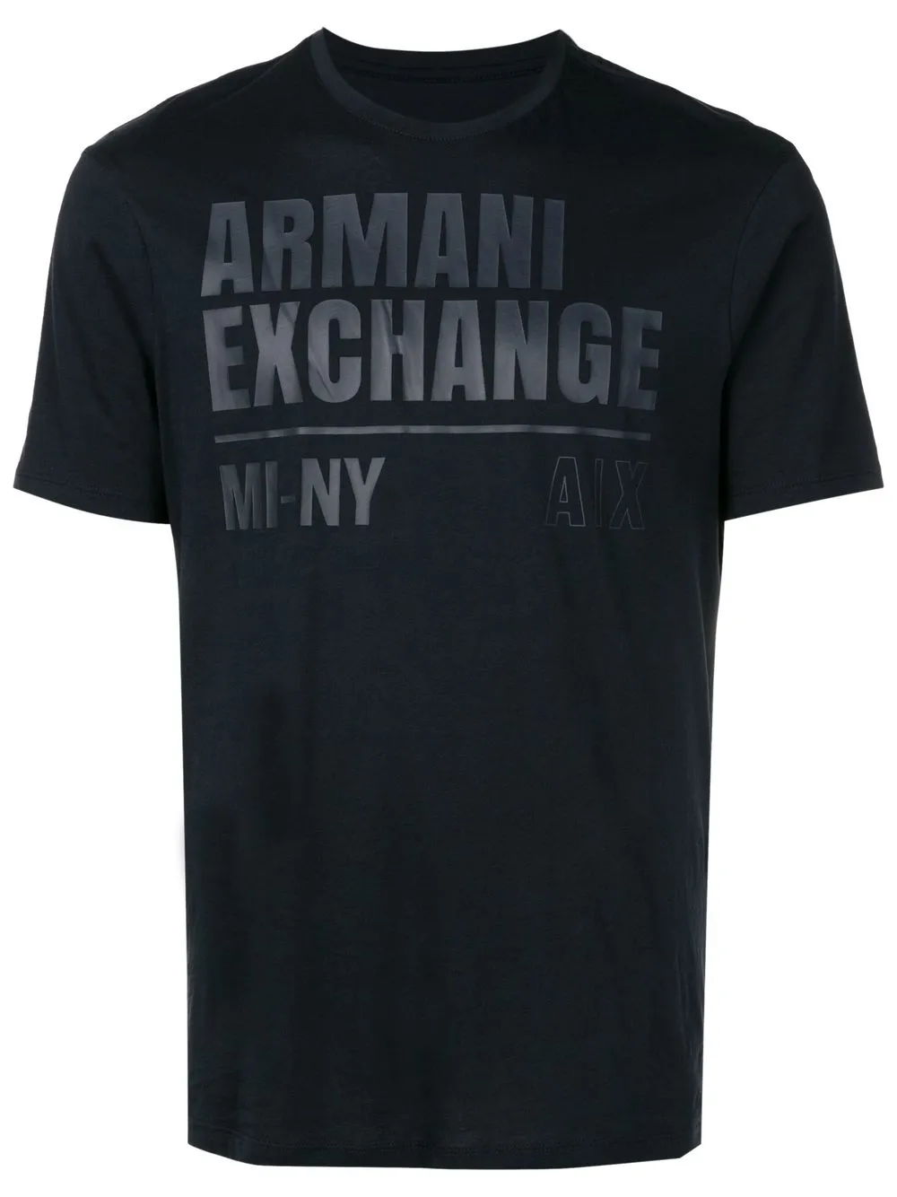 

Armani Exchange logo-print short-sleeve T-shirt - Blue