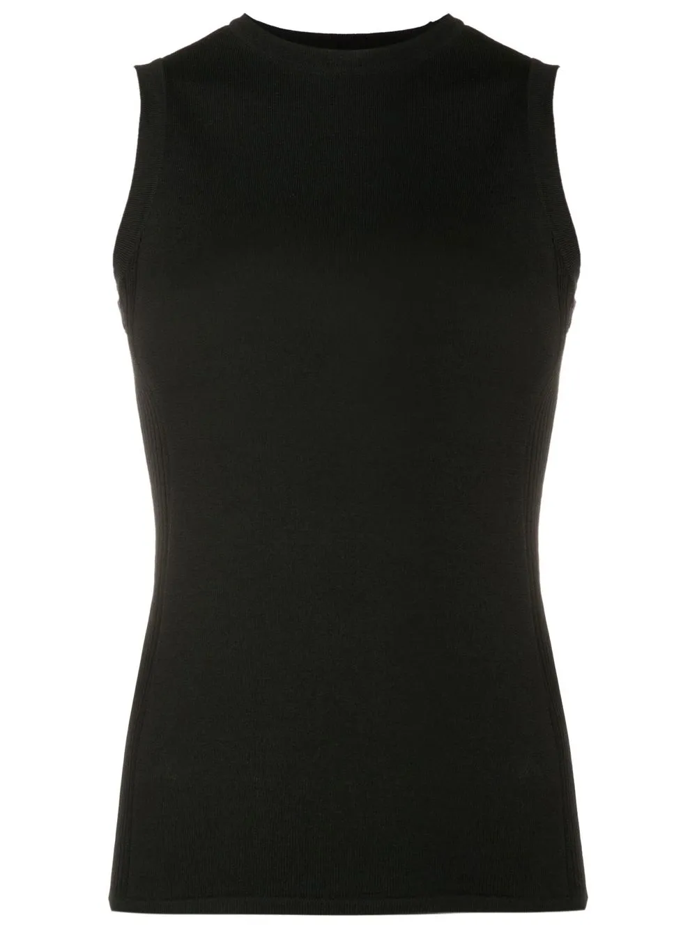 

Armani Exchange ribbed-detail tank top - Black