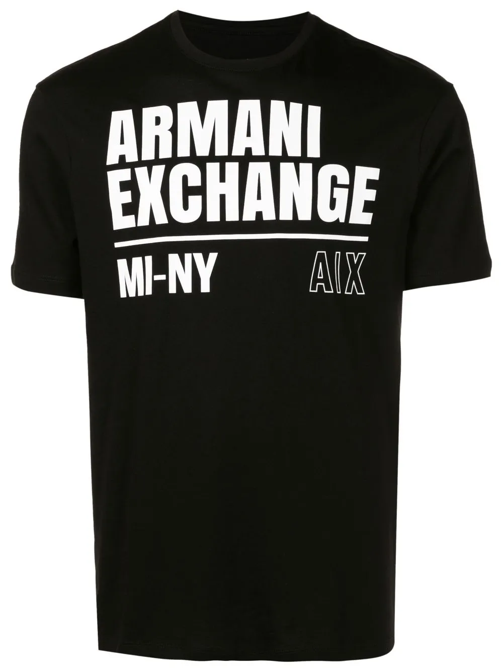 

Armani Exchange logo-print short-sleeve T-shirt - Black