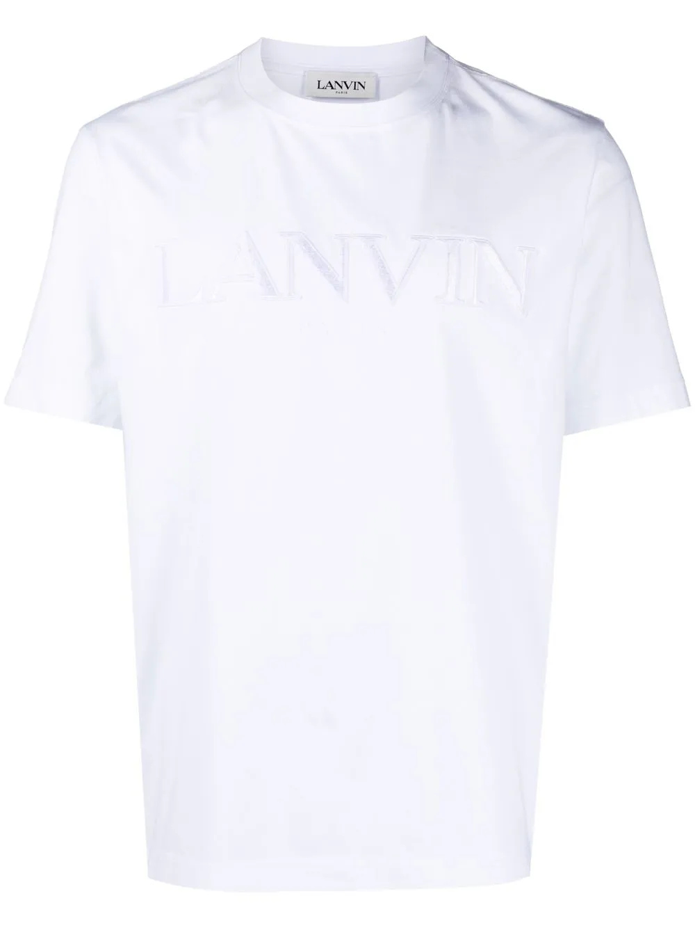 

Lanvin sudadera con logo bordado - Blanco