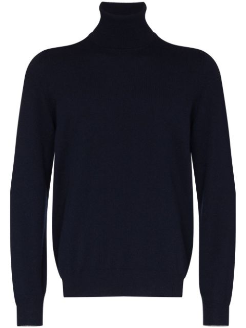 Brunello Cucinelli roll neck cashmere jumper Men