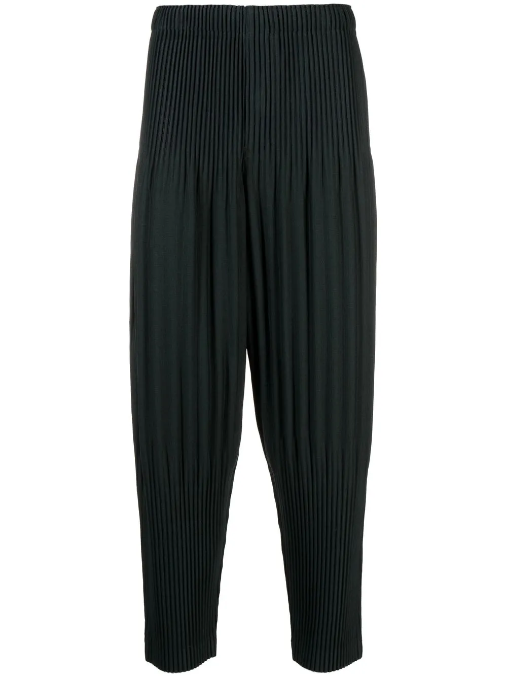 

Homme Plissé Issey Miyake plissé-effect tapered trousers - Green