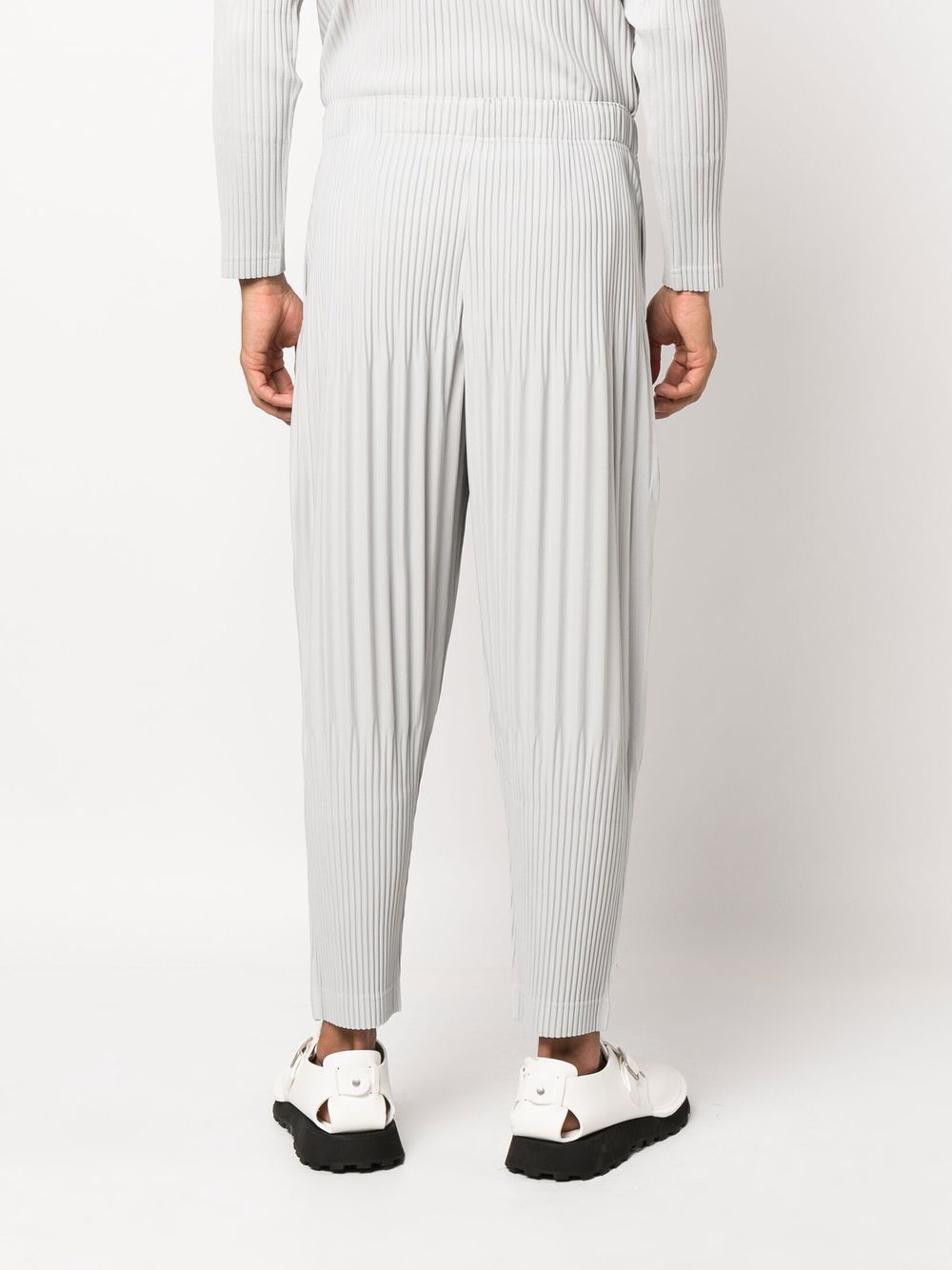 Homme Plissé Issey Miyake Pleated Tapered Trousers - Farfetch