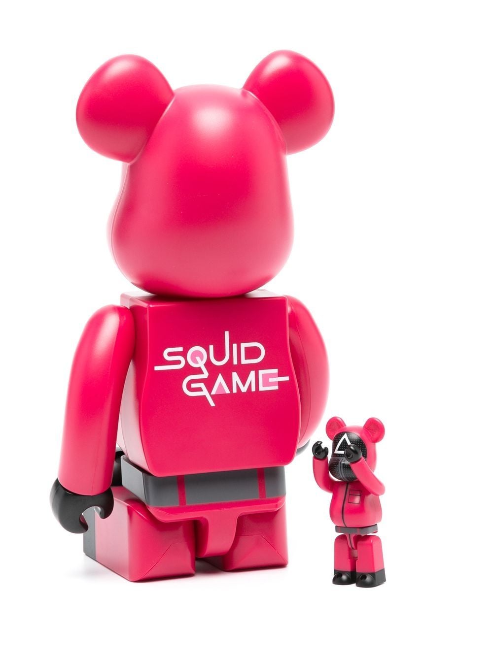Shop Medicom Toy Squid Game Be@rbrick 100% And 400% Figure Set In Pink
