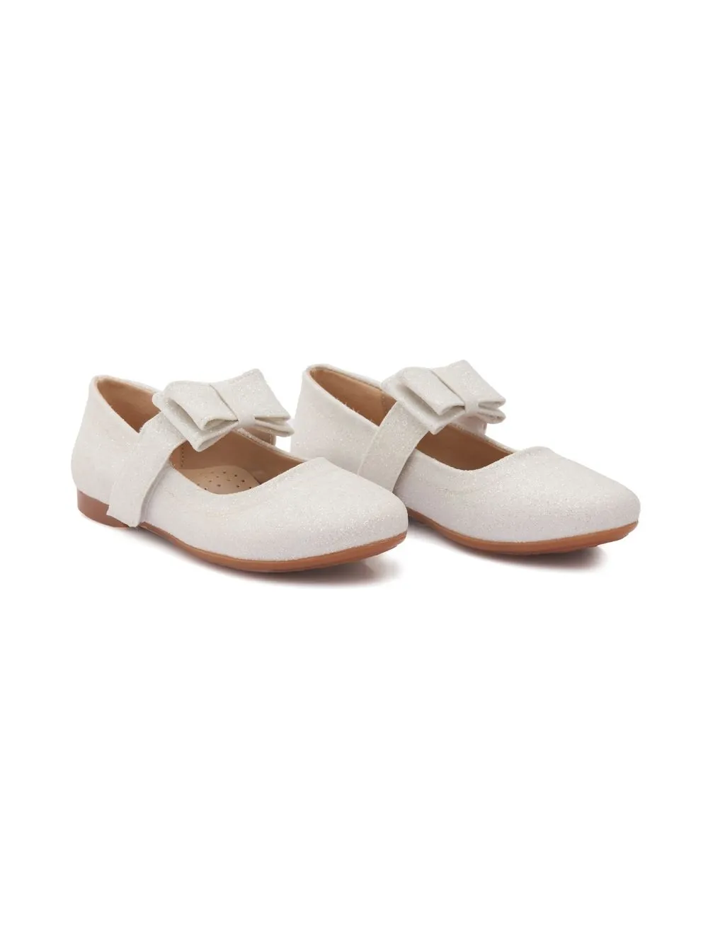 

Tulleen flats con detalle de moño - Blanco