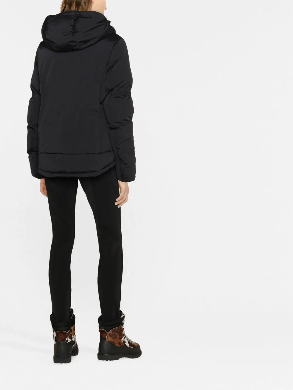 Jet Set Joanna Padded Ski Jacket In Schwarz