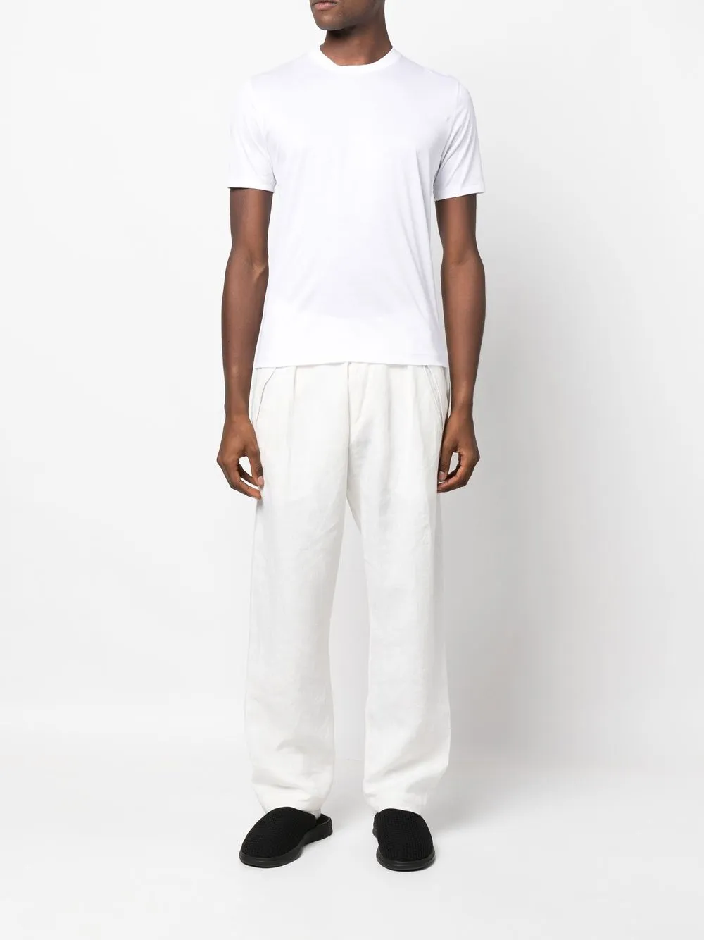 Zimmerli T-shirt met ronde hals - Wit