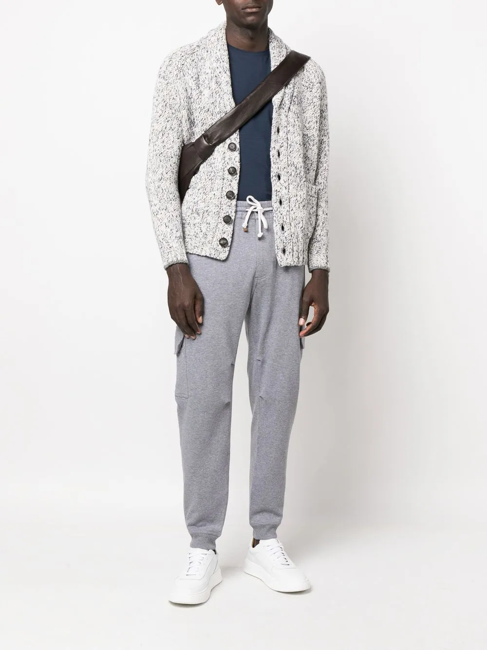 Brunello Cucinelli Trainingsbroek met trekkoord - Grijs