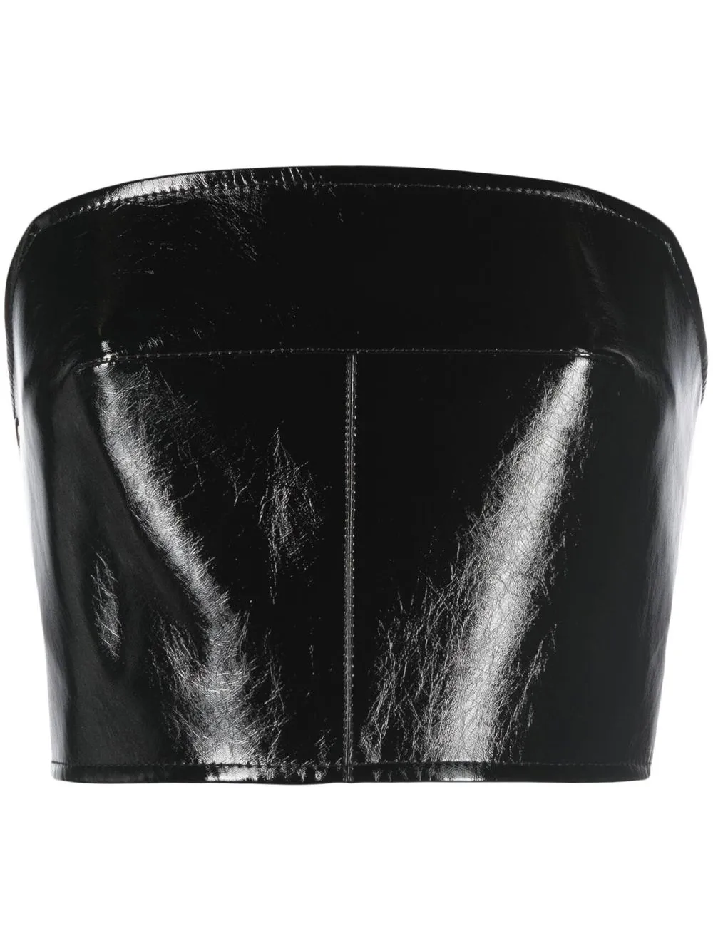 

Aleksandre Akhalkatsishvili corset texturizado - Negro