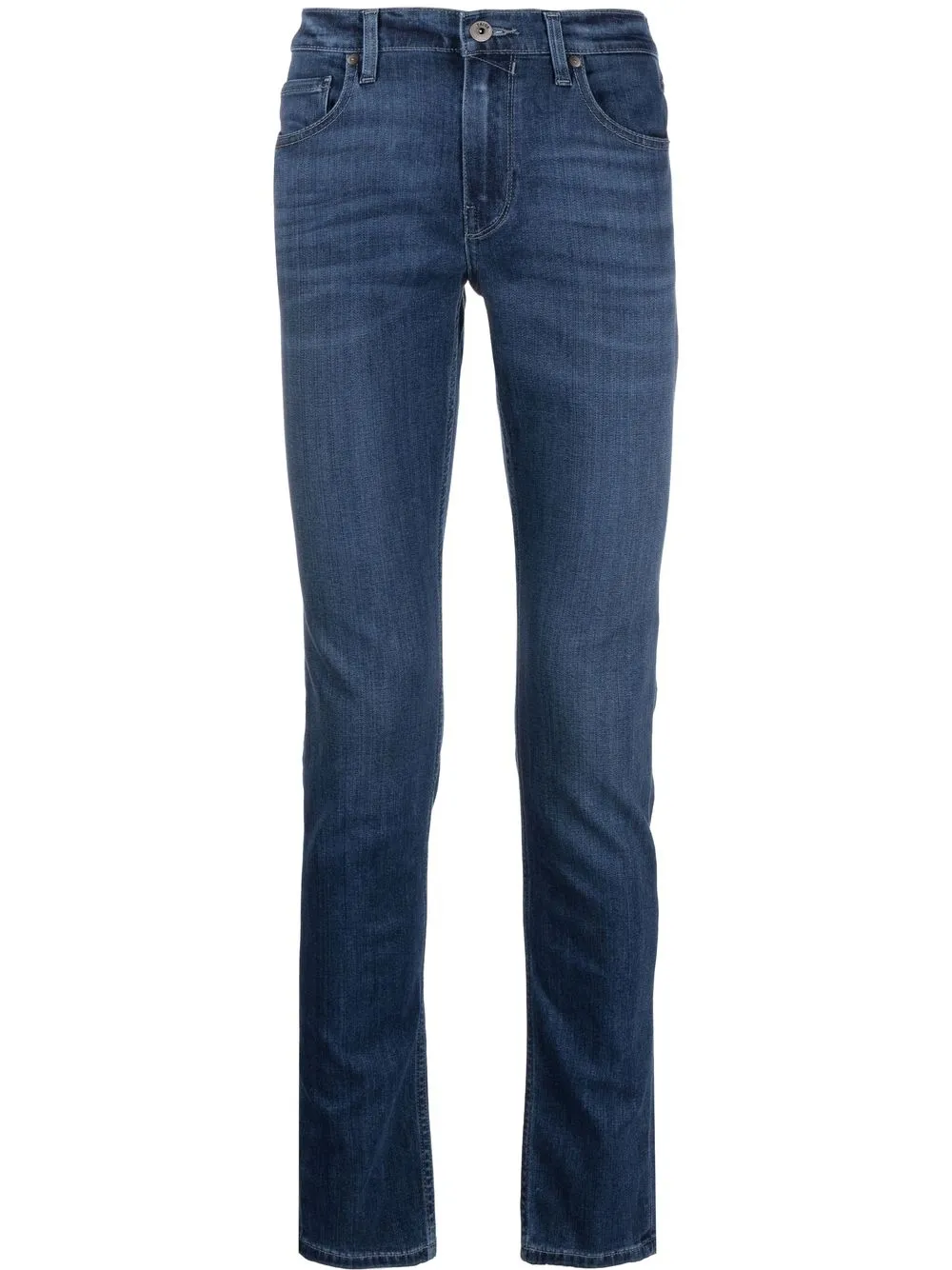 

PAIGE jeans slim con tiro medio - Azul