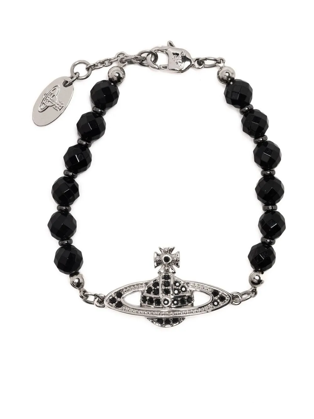 

Vivienne Westwood Orb-embellished chain bracelet - Black