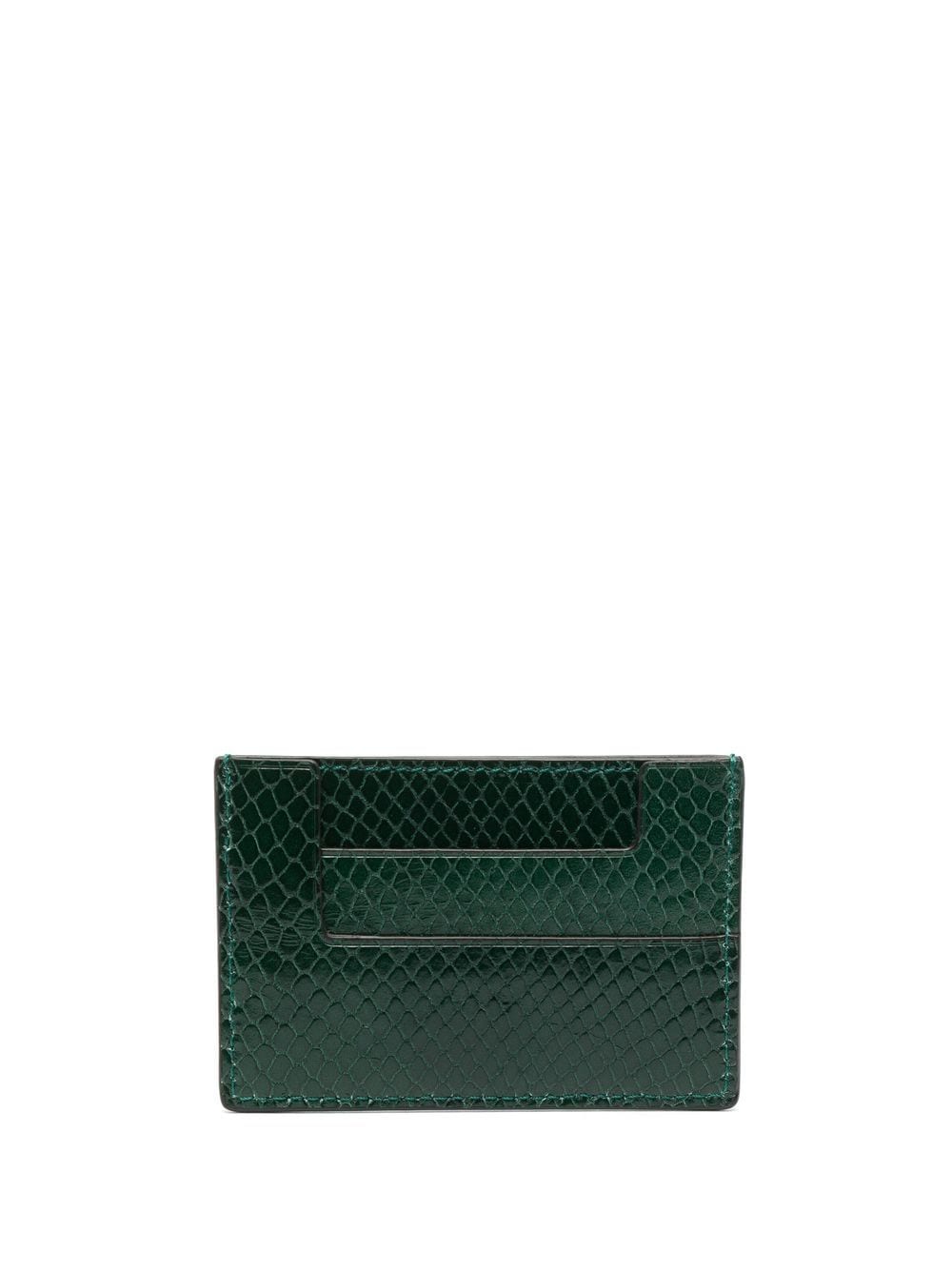 TOM FORD embossed-python Print Cardholder - Farfetch