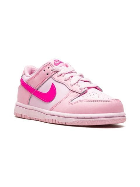 Nike Kids Dunk Low "Triple Pink" sneakers