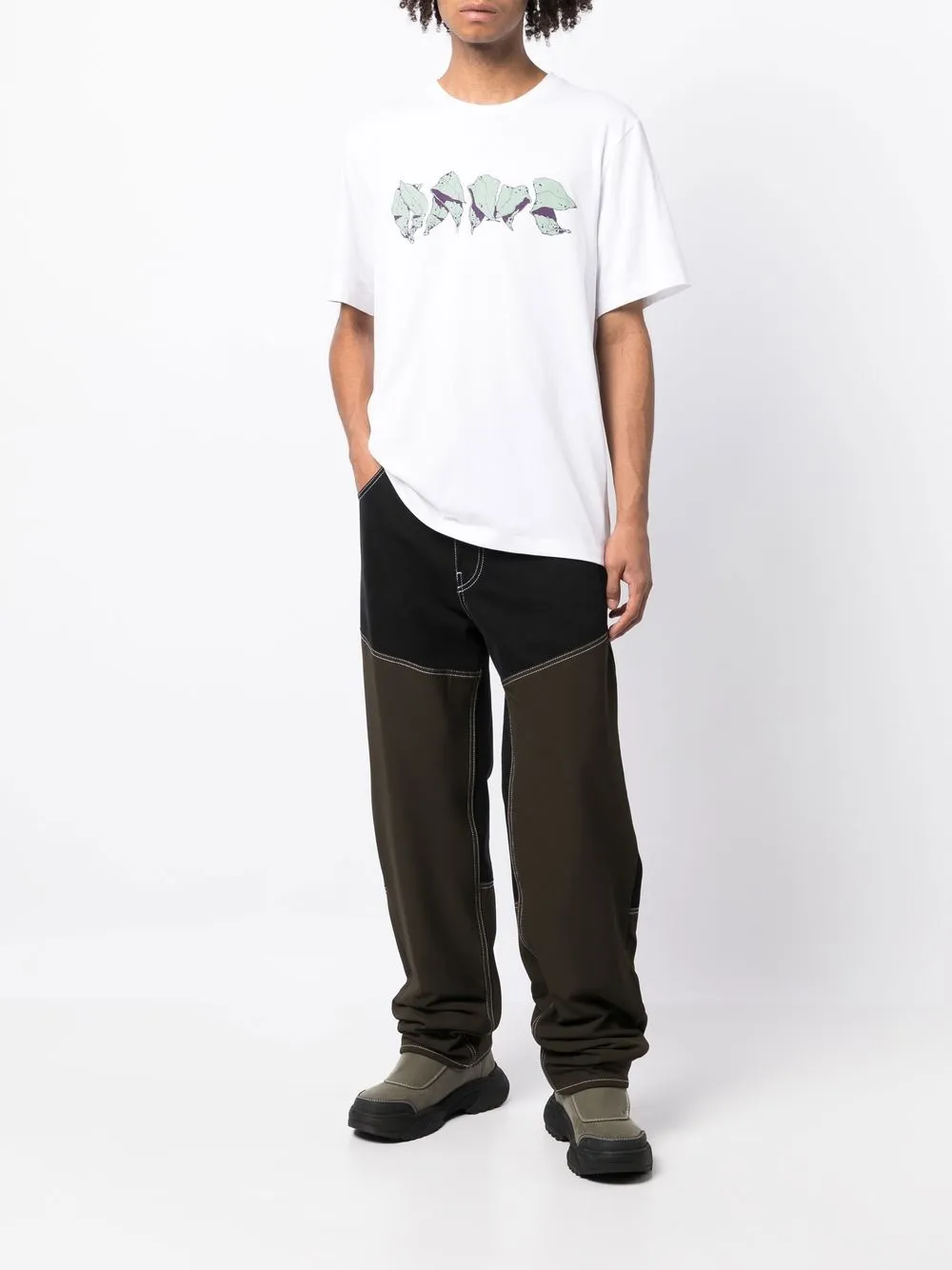 OAMC T-shirt met logoprint - Wit