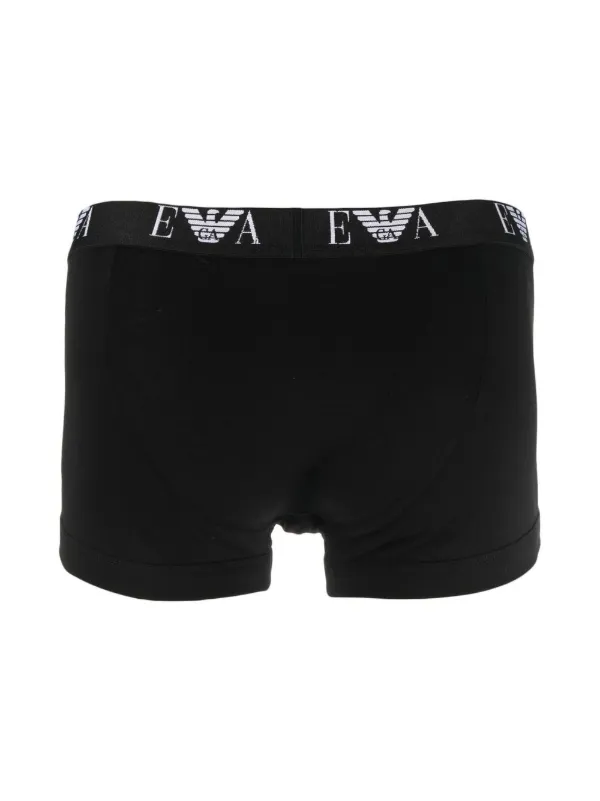 Emporio Armani logo-band Boxers Black FARFETCH IN