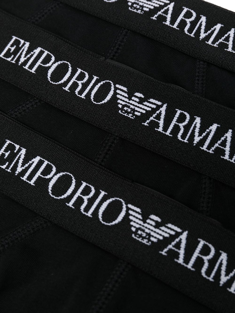 Emporio Armani Logo Band Briefs - Farfetch