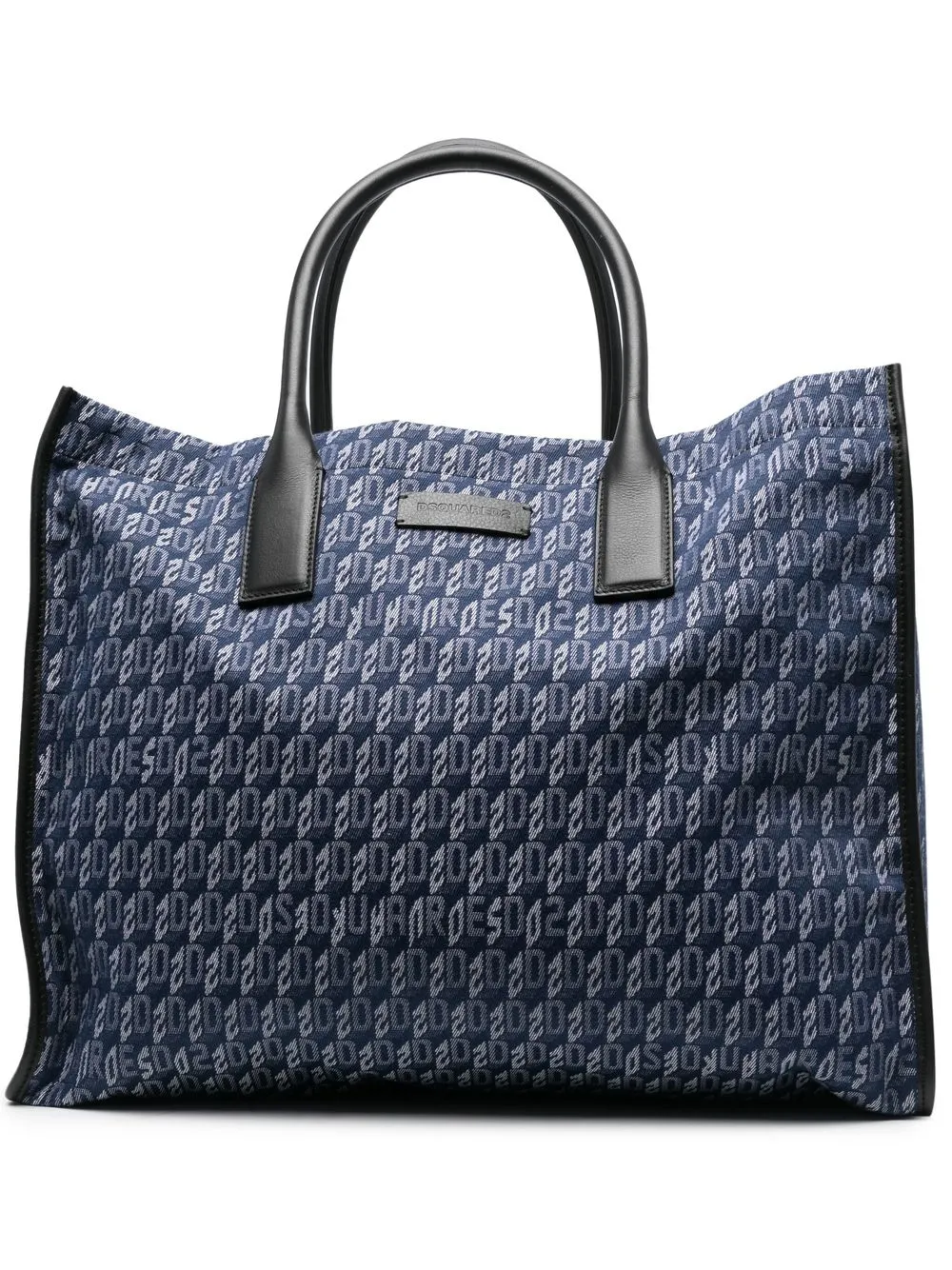 

Dsquared2 tote con logo estampado - Azul