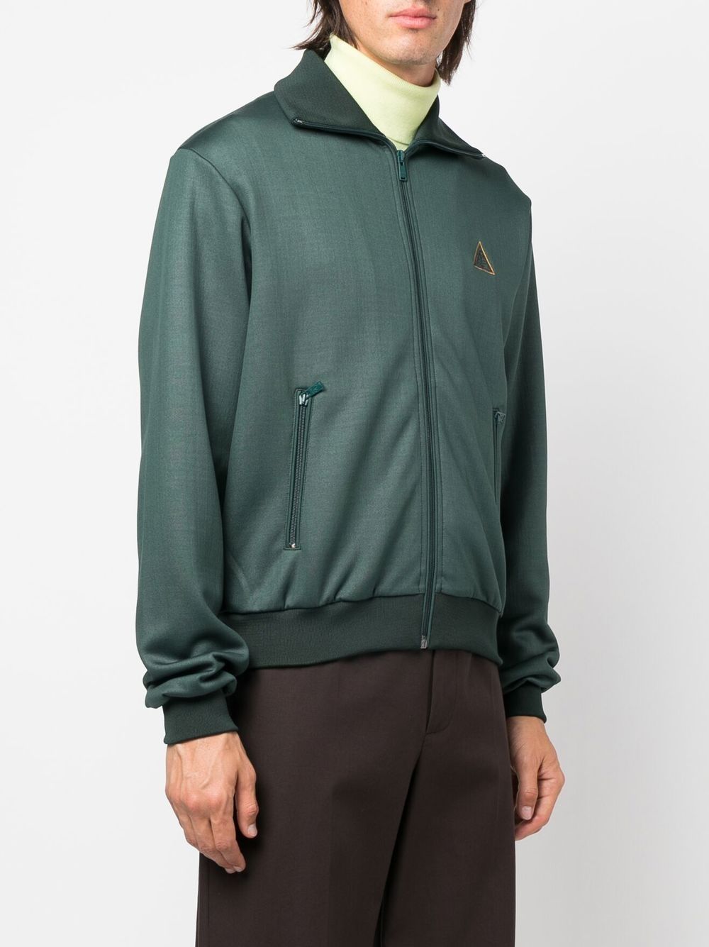 Lanvin Embellished logo-patch Monogram Track Jacket - Farfetch