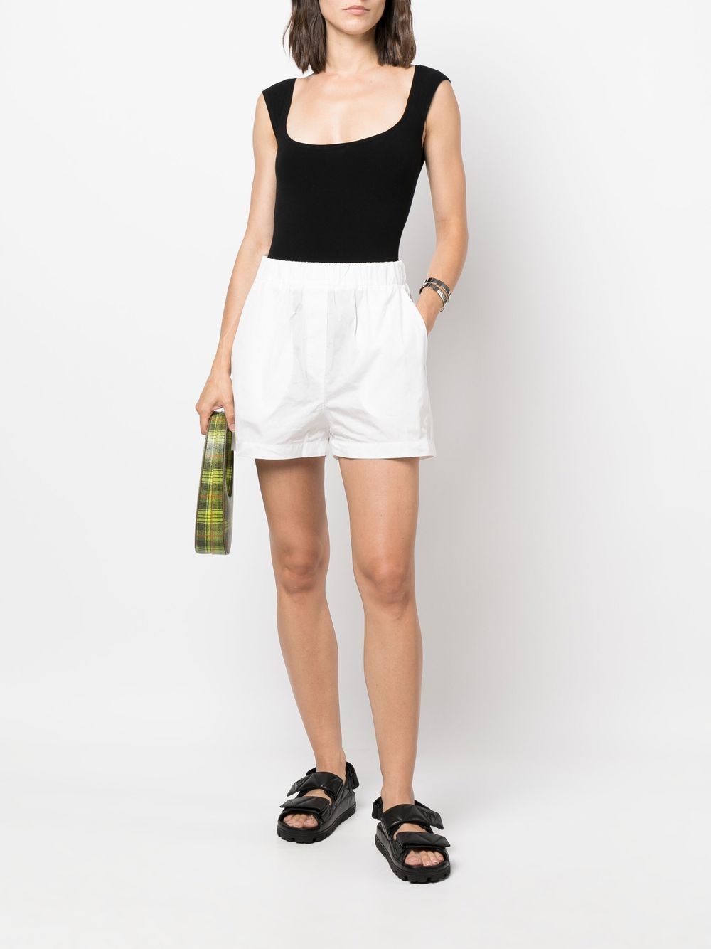 MSGM High waist shorts - Wit