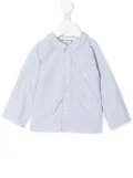 Bonpoint vertical-stripe shirt - Grey