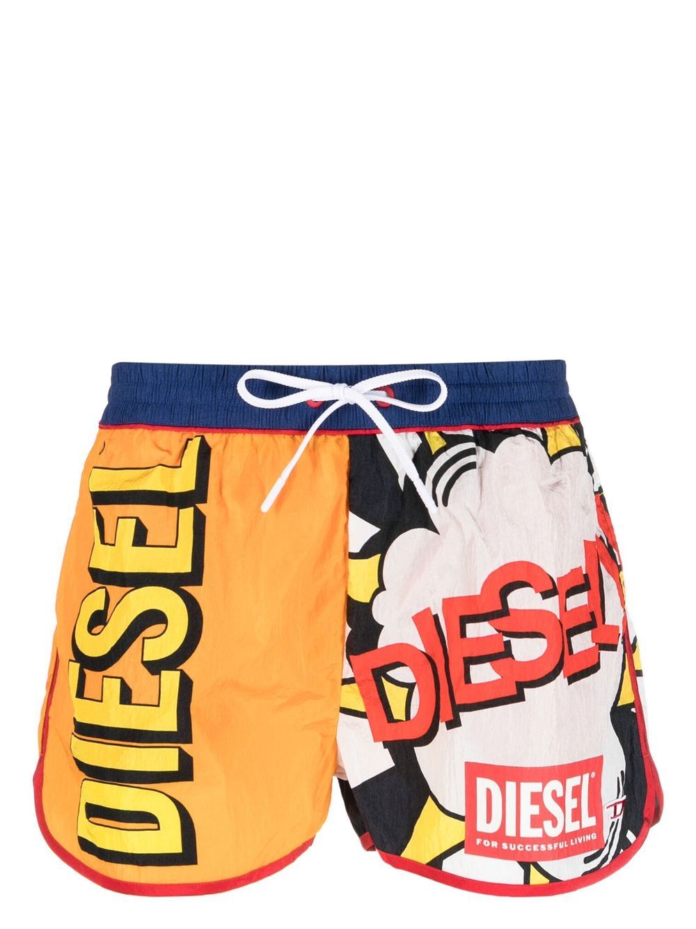 Diesel Multi-print Panelled Swim Shorts | ModeSens