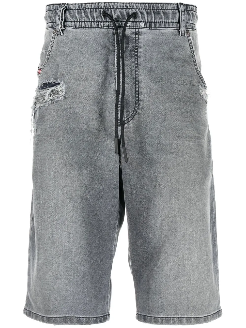 

Diesel distressed-finished denim shorts - Grey