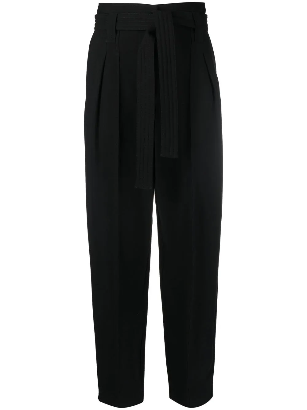 

IRO waist-tied tapered trousers - Black