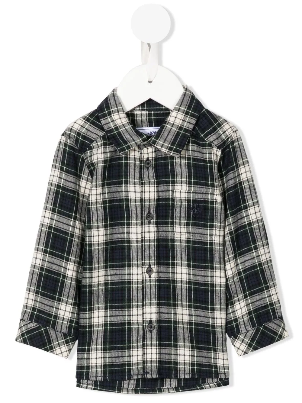 

Tartine Et Chocolat check-print long-sleeve shirt - Blue