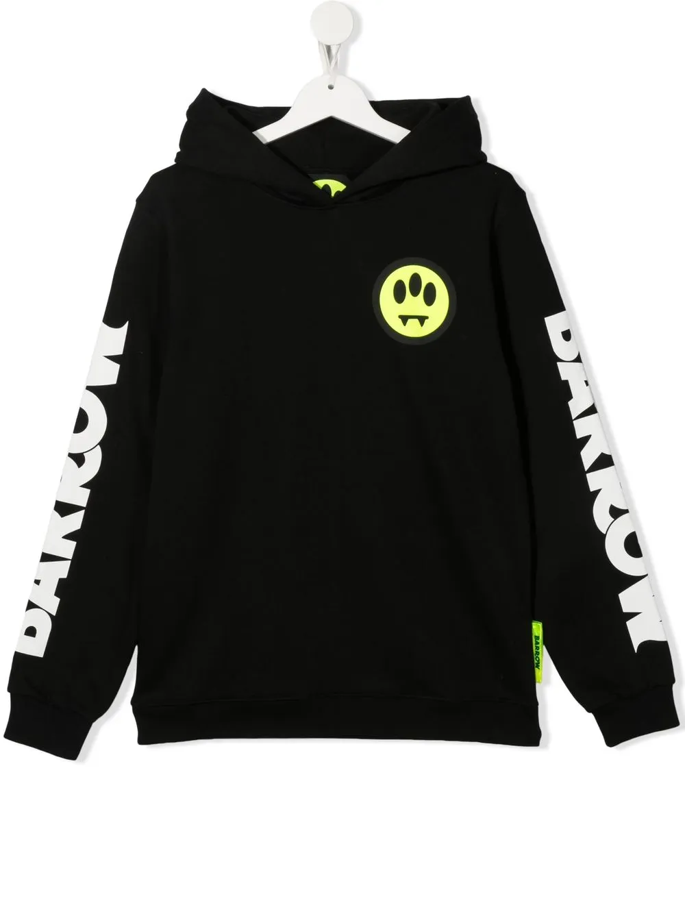 

Barrow kids logo-print cotton hoodie - Black