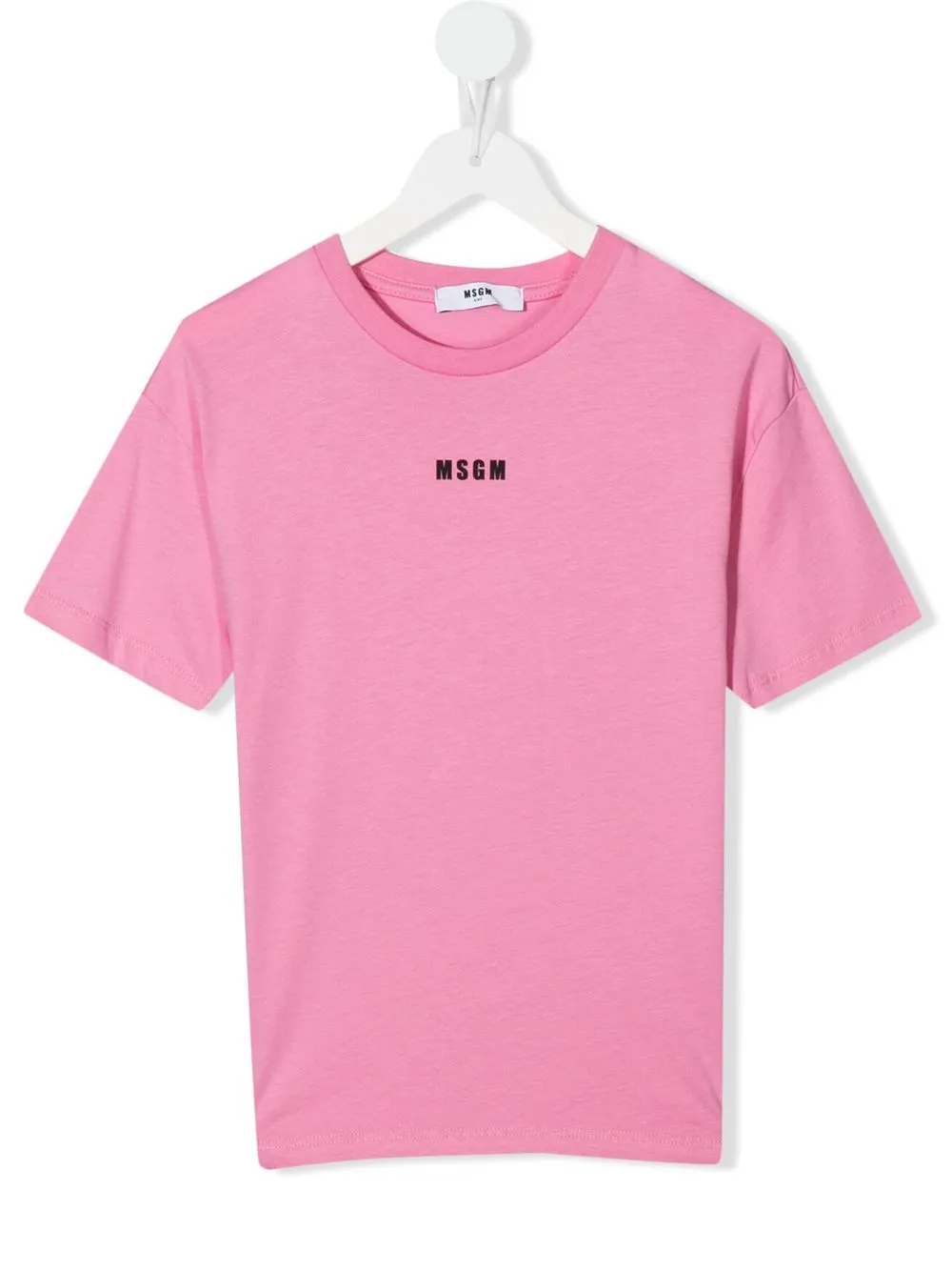 

MSGM Kids playera con logo estampado - Rosado
