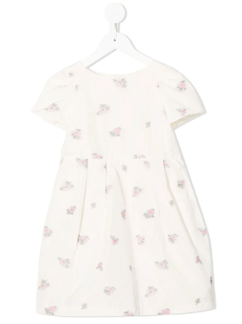 

Bonpoint floral-print short-sleeve dress - White