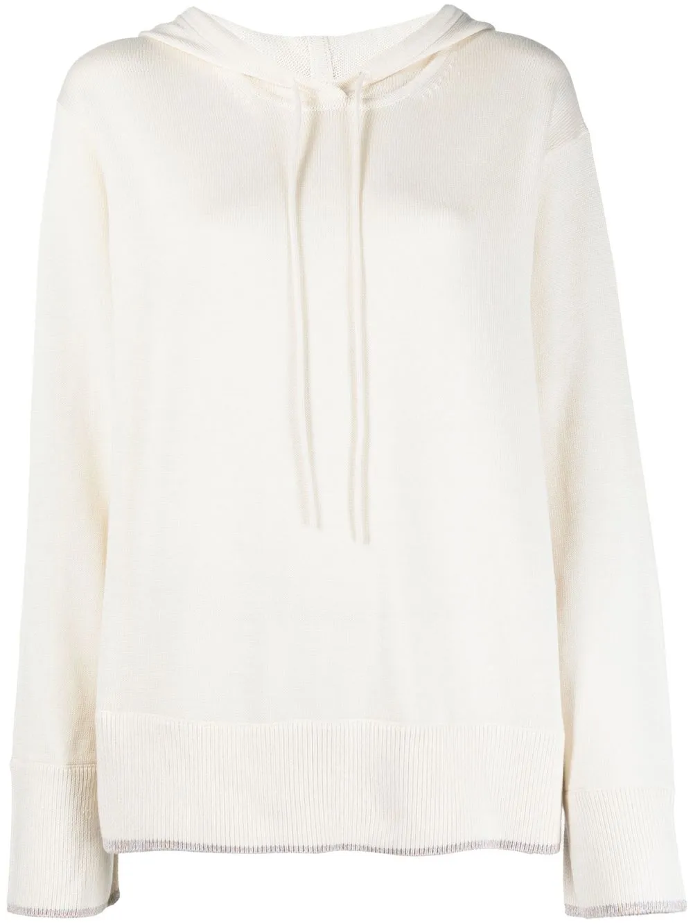 

Theory hoodie tejida con cordones - Neutro
